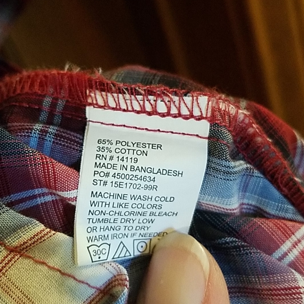 Plains Western Wear XL Snap Short Sleeve 2 Pockets - Picture 3 of 4
